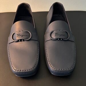 Salvatore Ferragamo Men's Dark Blue Loafers